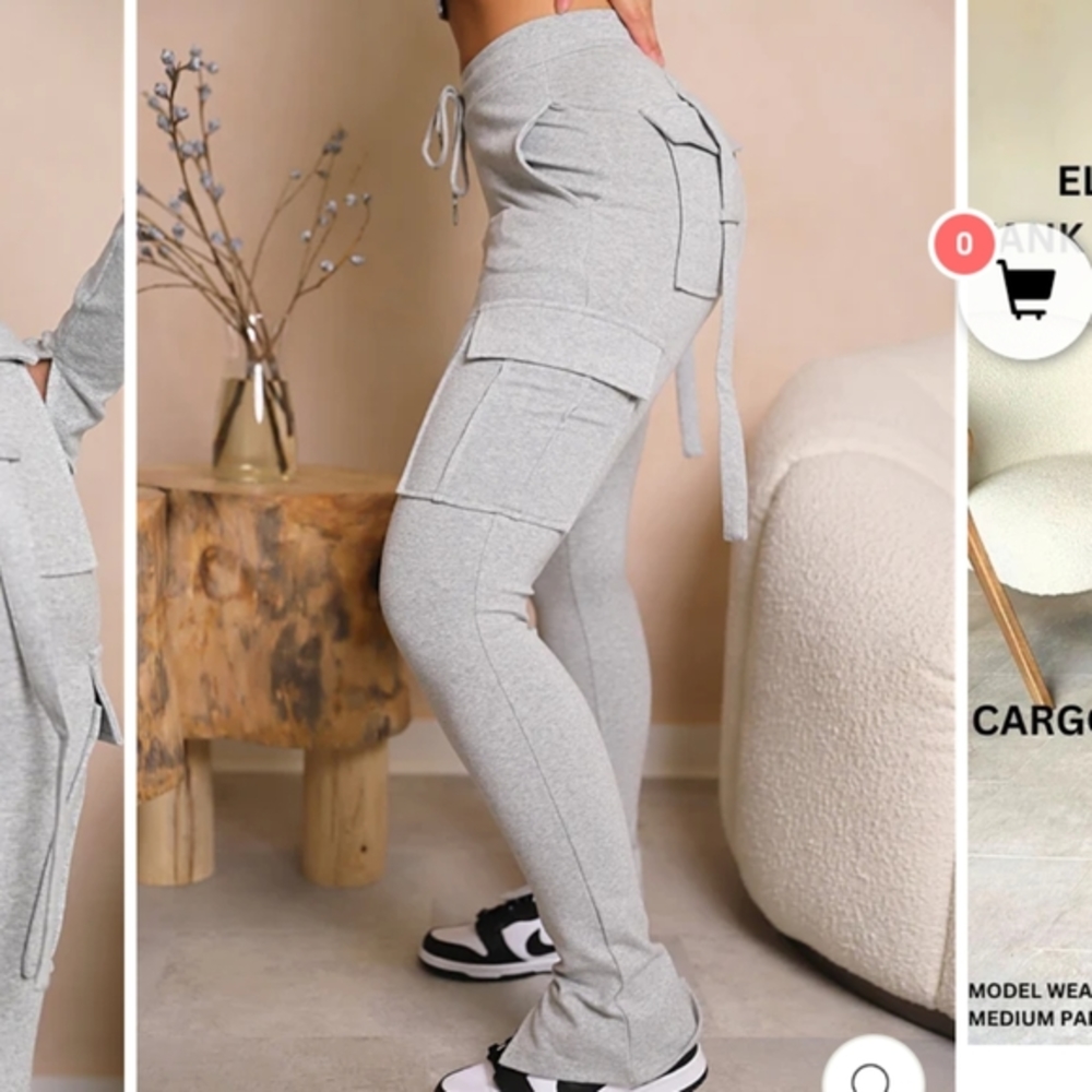 Bad Society Club Lot of 2 Pants XS Ella Cargo Pants